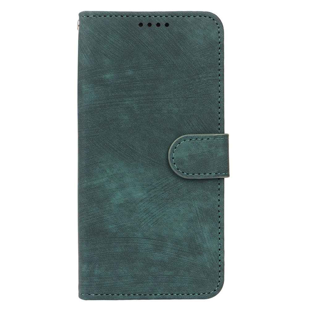 For Xiaomi 17 Pro Case Flip Wallet Striped Texture Leather Phone Cover - Green