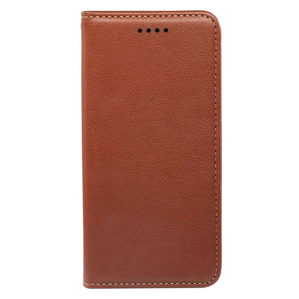 For Xiaomi 17 Pro Case Wallet RFID Blocking Leather Phone Cover Strong Magnetic Closure - Brown