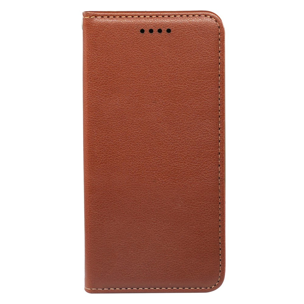 For Xiaomi 17 Pro Max Case Wallet RFID Blocking Leather Phone Cover Strong Magnetic Closure - Brown