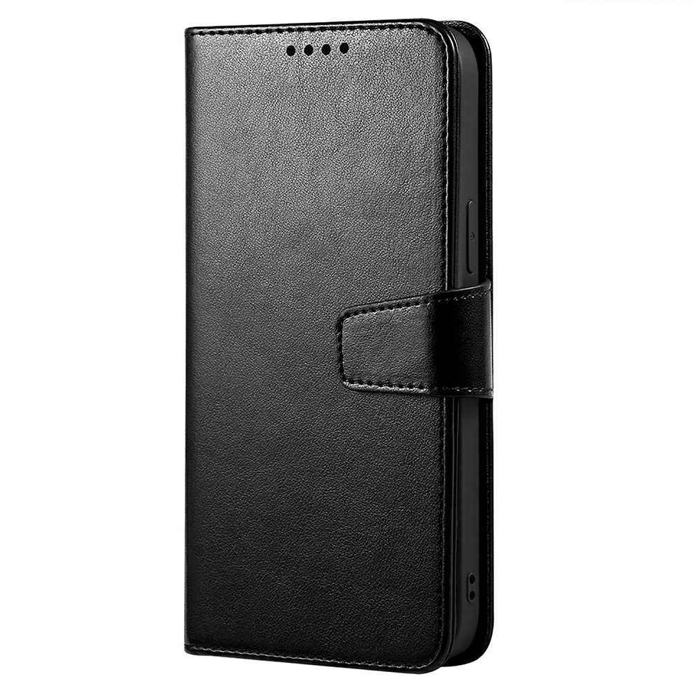 For Xiaomi 17 Pro Case Stand Card Holder Wallet Leather Phone Cover - Black