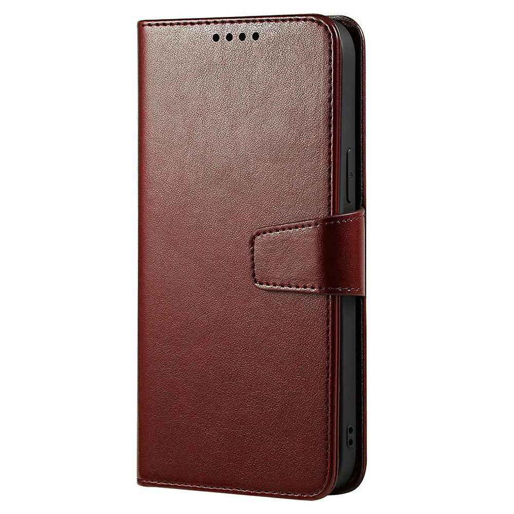 For Xiaomi 17 Pro Case Stand Card Holder Wallet Leather Phone Cover - Brown