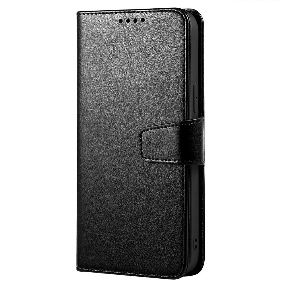 For Xiaomi 17 Pro Max Case Stand Card Holder Wallet Leather Phone Cover - Black