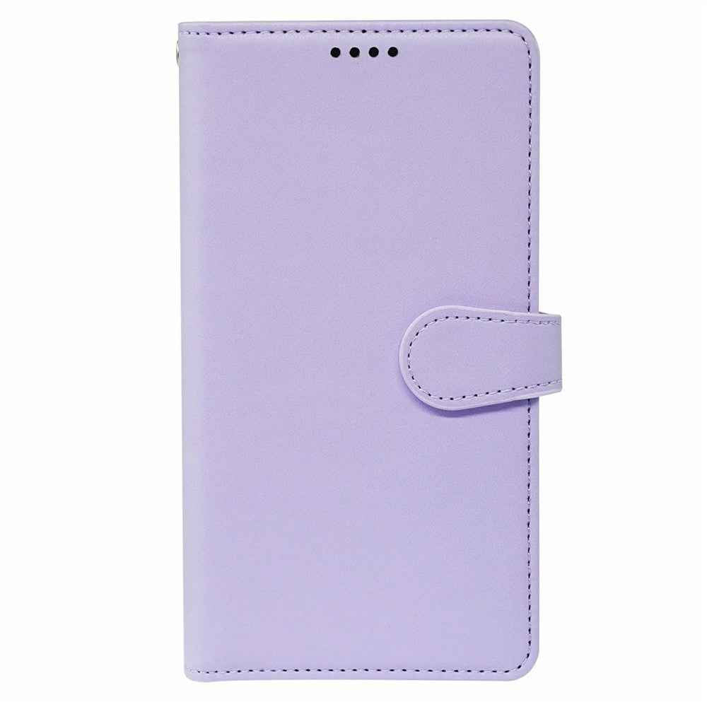 For Xiaomi 17 Pro Case with 9 Card Slots PU Leather Stand Phone Cover - Purple