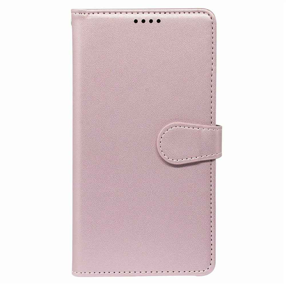 For Xiaomi 17 Pro Case with 9 Card Slots PU Leather Stand Phone Cover - Rose Gold