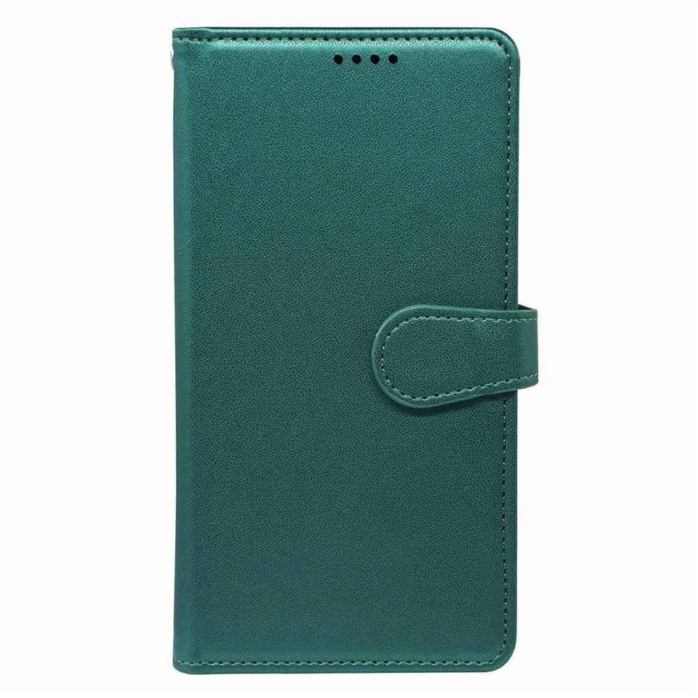 For Xiaomi 17 Pro Case with 9 Card Slots PU Leather Stand Phone Cover - Green