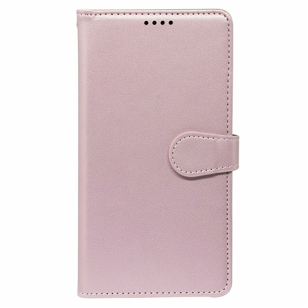 For Xiaomi 17 Pro Max Case with 9 Card Slots PU Leather Stand Phone Cover - Rose Gold