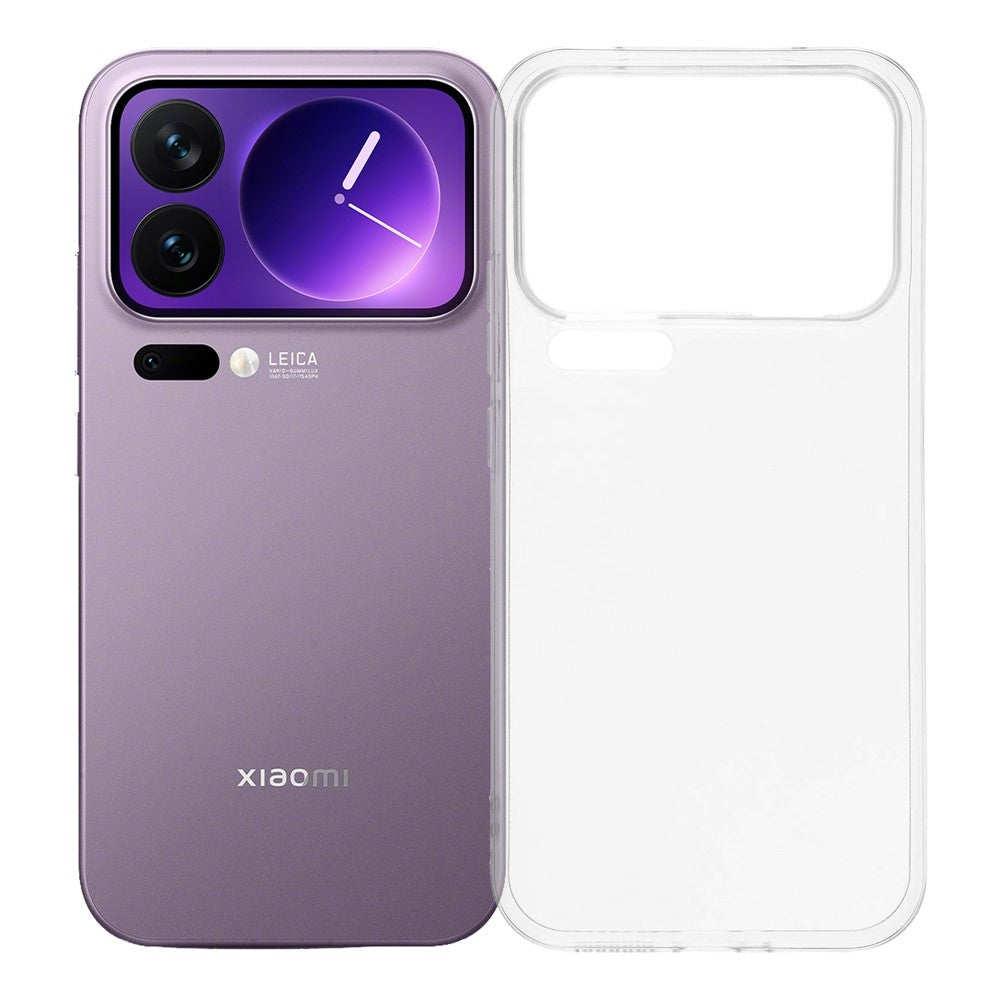 For Xiaomi 17 Pro Max Case Shockproof 1.5mm Thickness Clear TPU Phone Cover