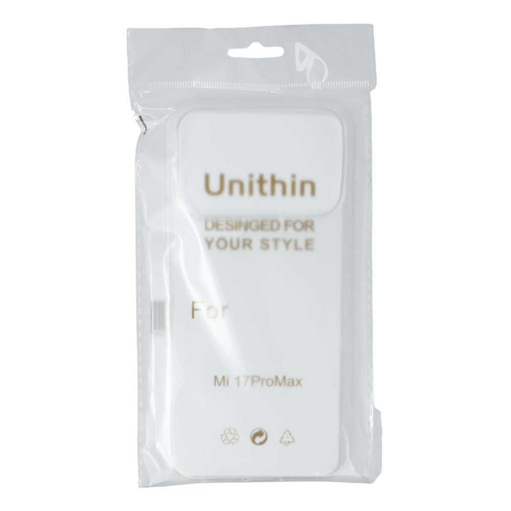 UNITHIN For Xiaomi 17 Pro Max Case 0.7mm Clear TPU Anti Drop Phone Cover Precise Cutouts