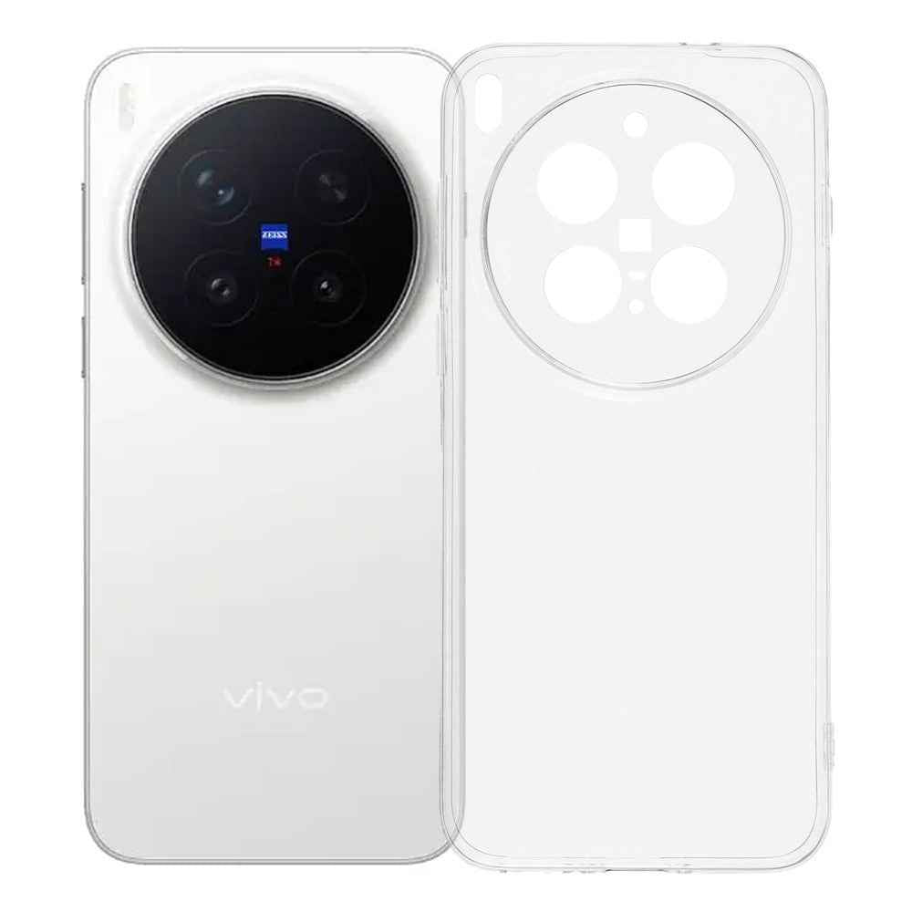 UNITHIN For vivo X300 Pro 5G Case 0.7mm Clear TPU Anti Drop Phone Cover Precise Cutouts