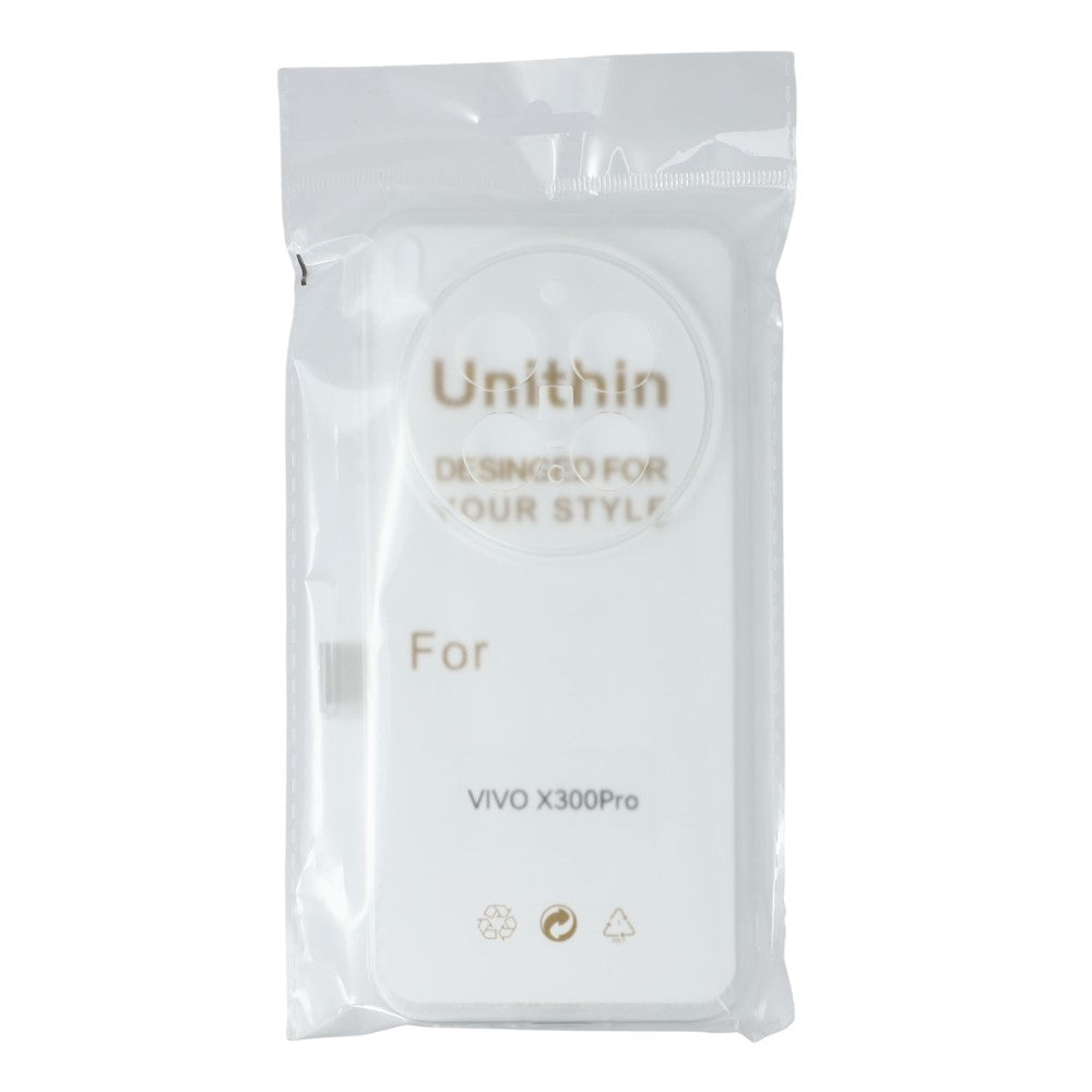 UNITHIN For vivo X300 Pro 5G Case 0.7mm Clear TPU Anti Drop Phone Cover Precise Cutouts