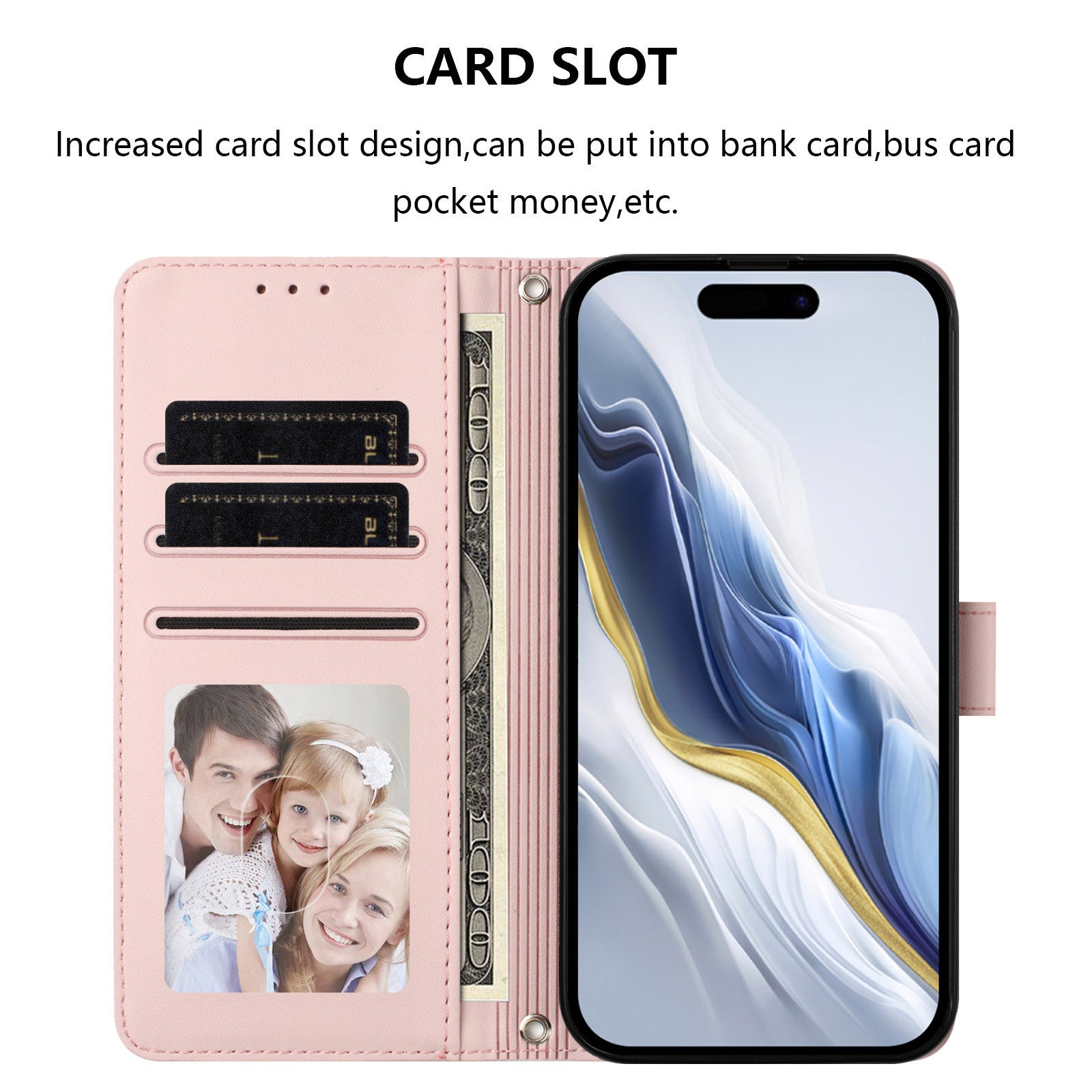 For Xiaomi 17 Pro Max Wallet Case with Wrist Strap Love Cat Pattern Imprint Leather Phone Cover - Pink
