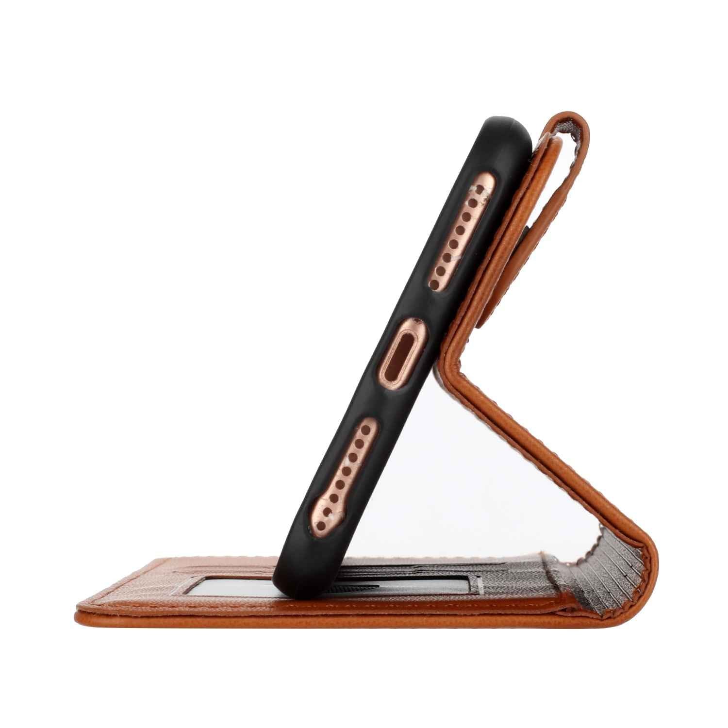 For Xiaomi 17 Pro Phone Cases Mandala Flower Leather Wallet Mobile Cover with Strap - Coffee