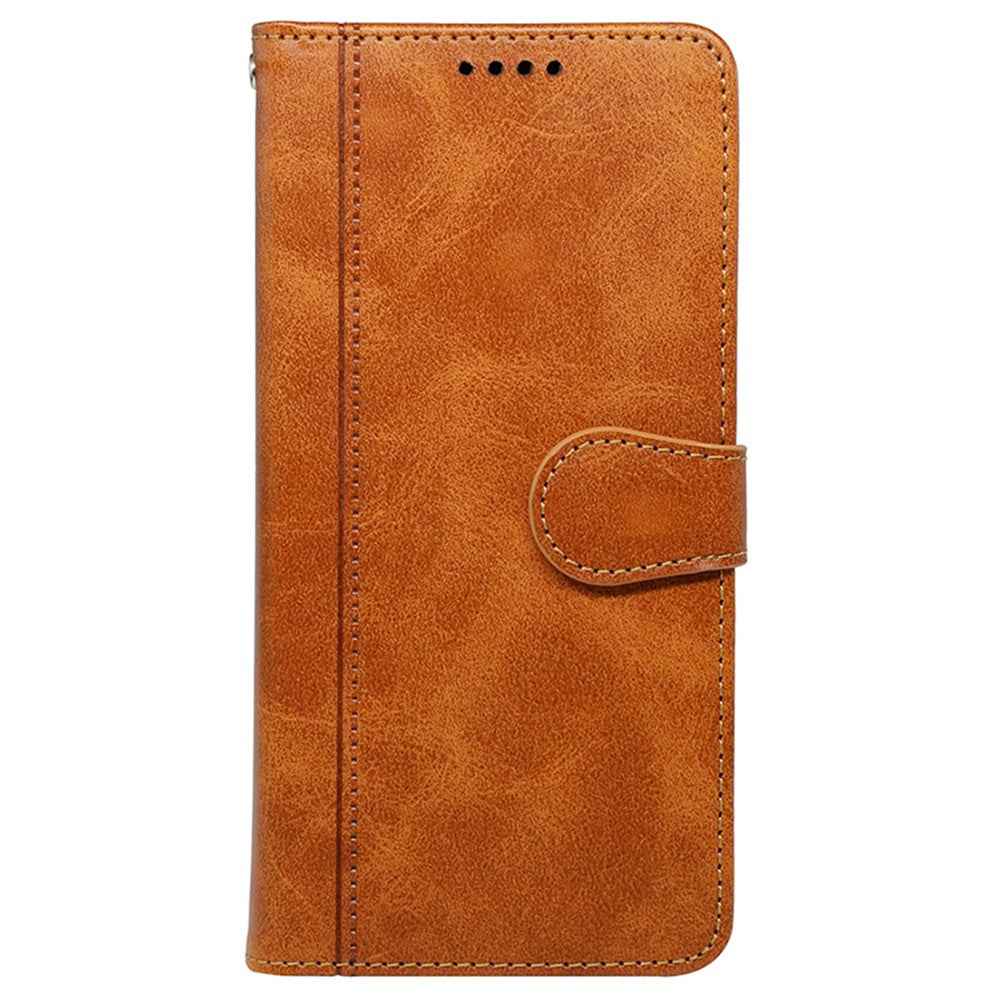 For Xiaomi 17 Pro Case Calf Texture Leather Stand Book Style Phone Cover - Yellow