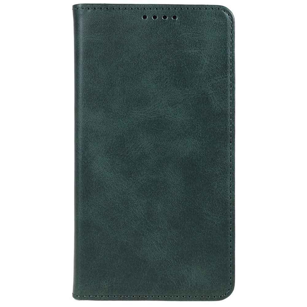 For Xiaomi 17 Pro Case Strong Magnetic PU Leather Phone Cover Calf Texture - Green