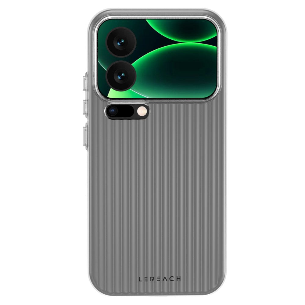 LEREACH TOC Series for Xiaomi 17 Pro Max Case Flowing Grid PC Phone Cover - White
