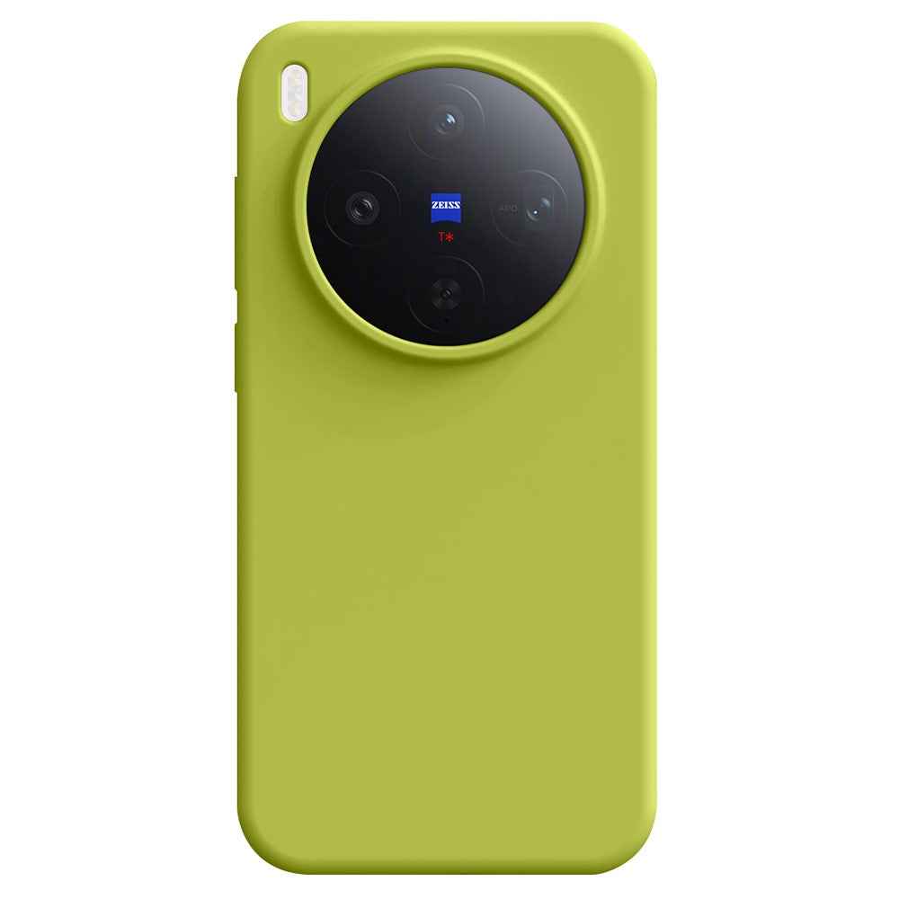 For vivo X300 5G Case Skin-Friendly Liquid Silicone + PC Phone Cover - Green