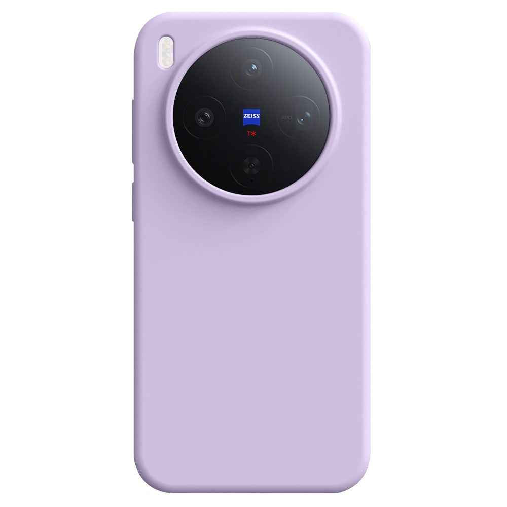 For vivo X300 5G Case Skin-Friendly Liquid Silicone + PC Phone Cover - Light Purple