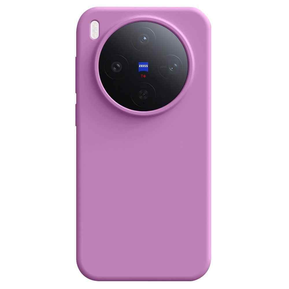 For vivo X300 5G Case Skin-Friendly Liquid Silicone + PC Phone Cover - Purple