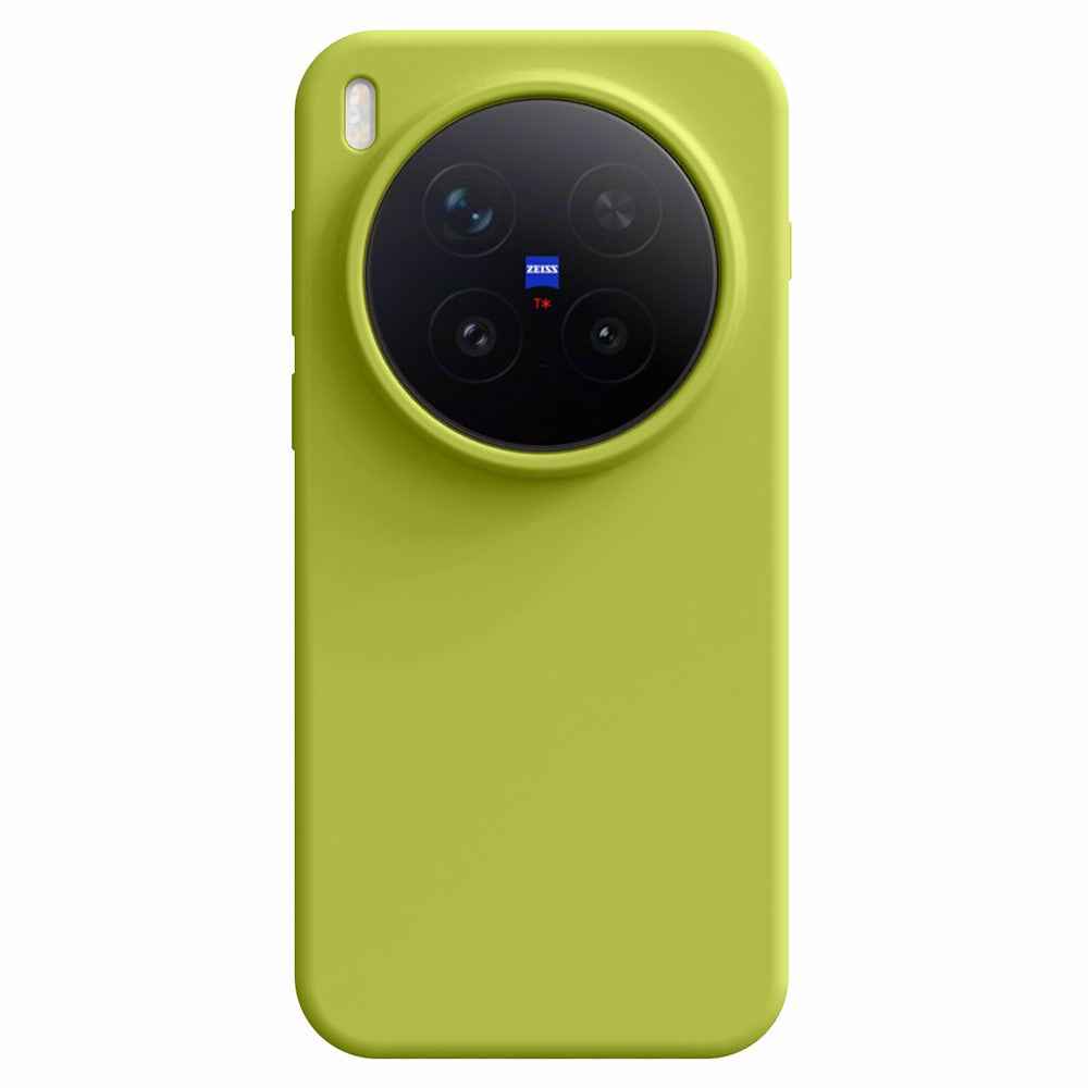 For vivo X300 Pro 5G Case Skin-Friendly Liquid Silicone + PC Phone Cover - Green
