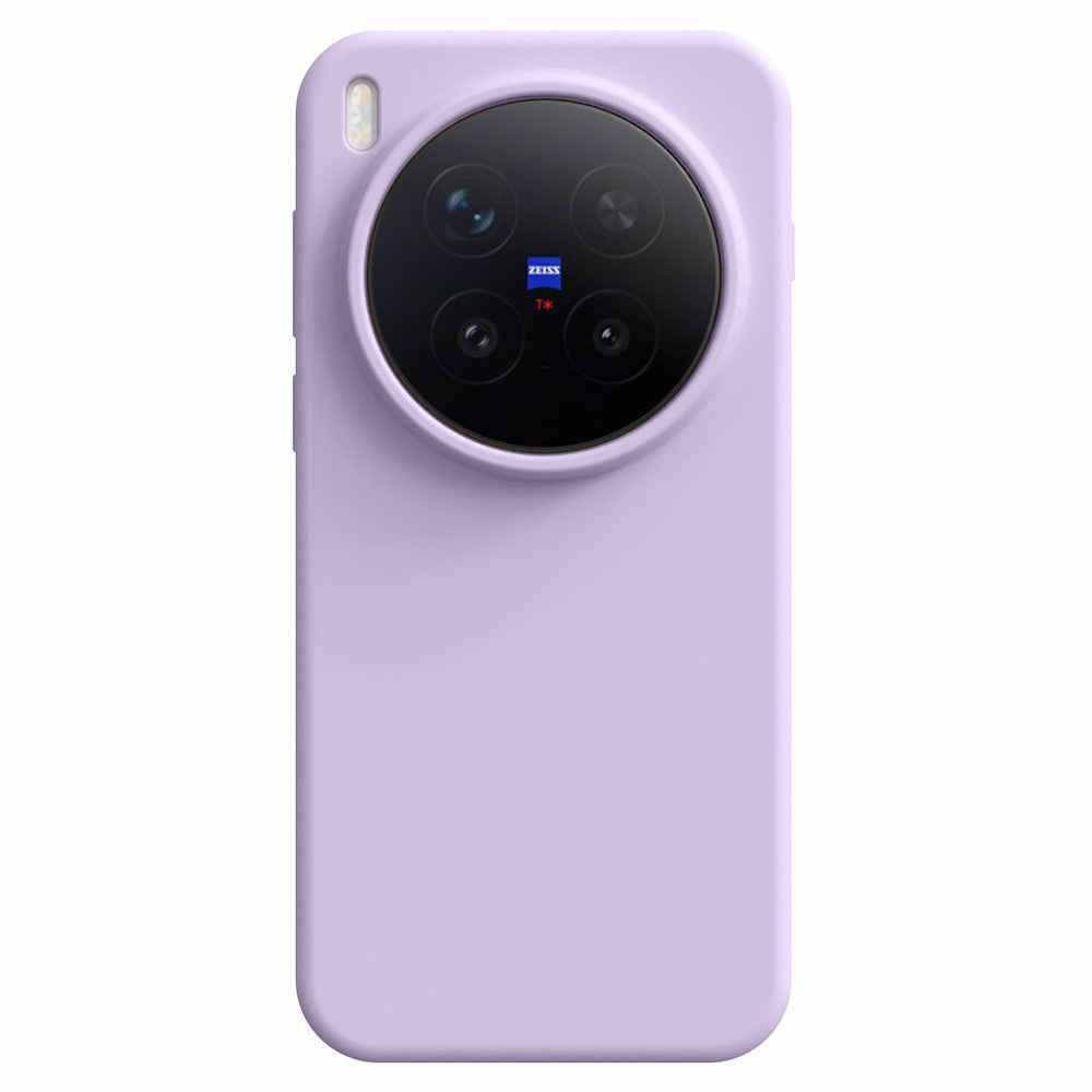For vivo X300 Pro 5G Case Skin-Friendly Liquid Silicone + PC Phone Cover - Light Purple