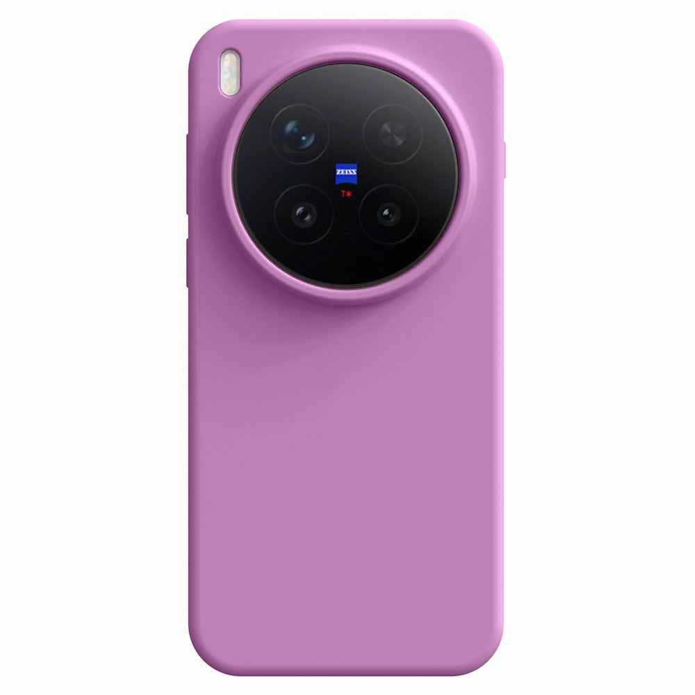 For vivo X300 Pro 5G Case Skin-Friendly Liquid Silicone + PC Phone Cover - Purple