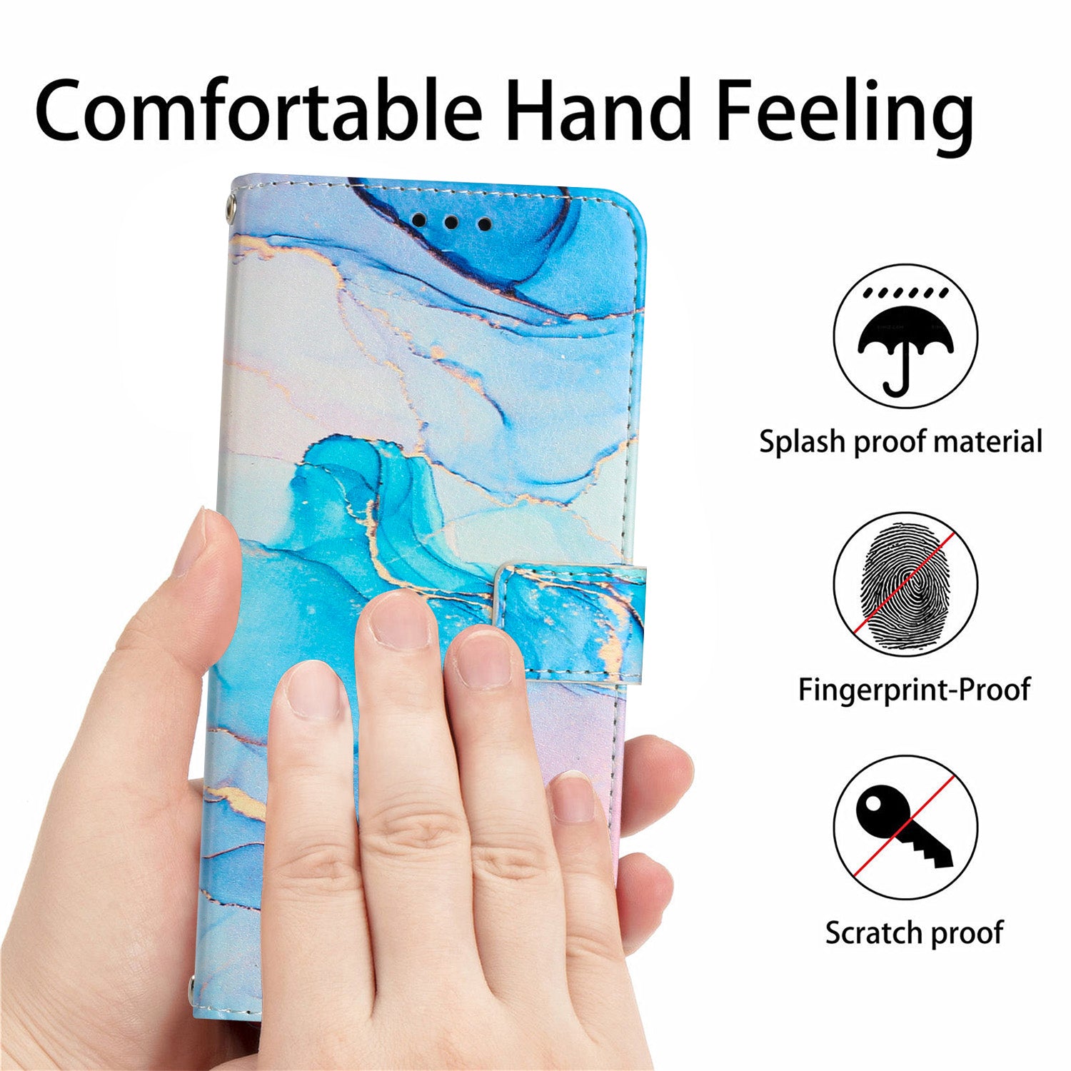 For Xiaomi Poco M8 Pro 5G / Redmi Note 15 Pro+ 5G (Global) Stand Case Marble Pattern PU Leather Wallet Phone Cover - Pink / Green
