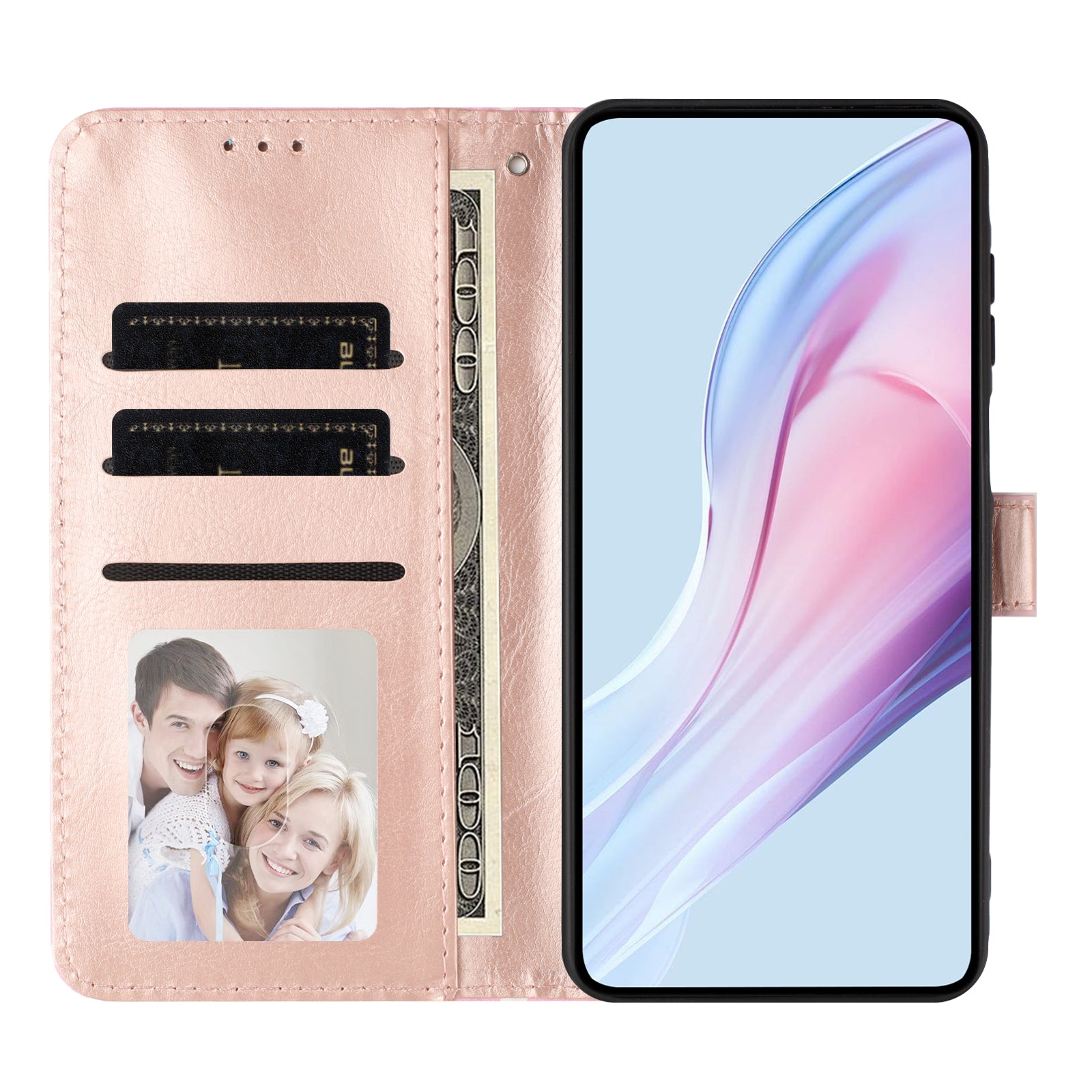 For Xiaomi Redmi Note 15 Pro 5G (Global) Leather Case Polka Dot Pattern Wallet Stand Folio Phone Cover - Pink