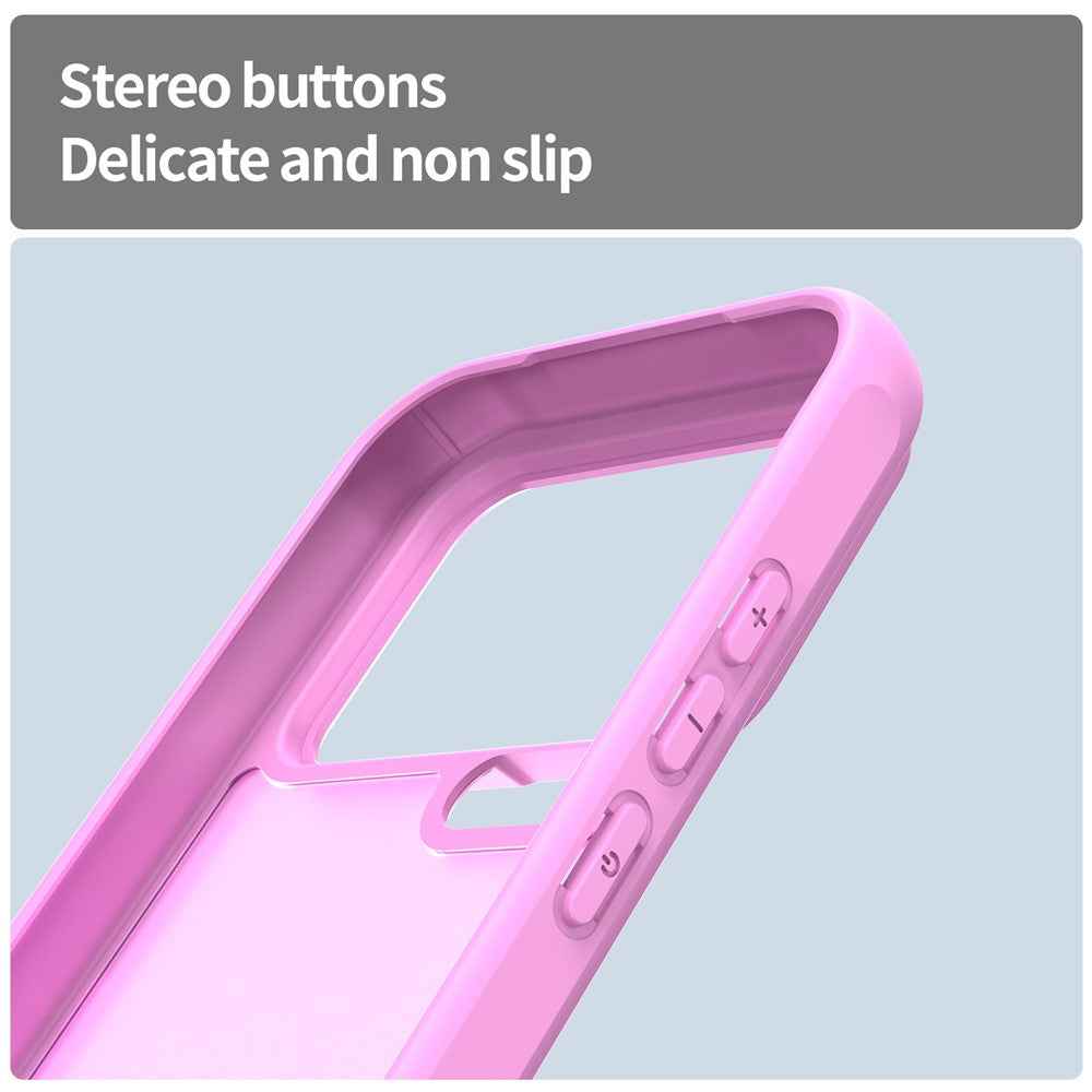 For Xiaomi 17 Pro Case Drop Proof Airbags Frosted Translucent PC + TPU Phone Back Cover - Light Purple