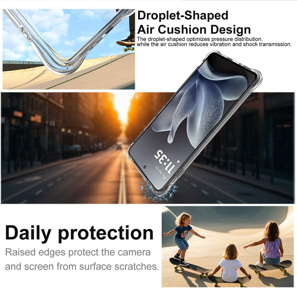 IMAK For Motorola Edge 70 5G Case TPU Phone Cover Airbag Shockproof Protection