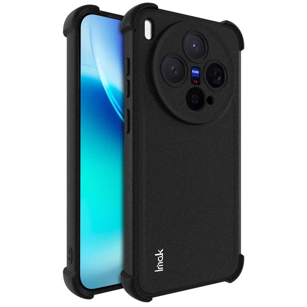 IMAK For vivo X300 5G Case TPU Phone Cover Airbag Shockproof Protection - Matte Black