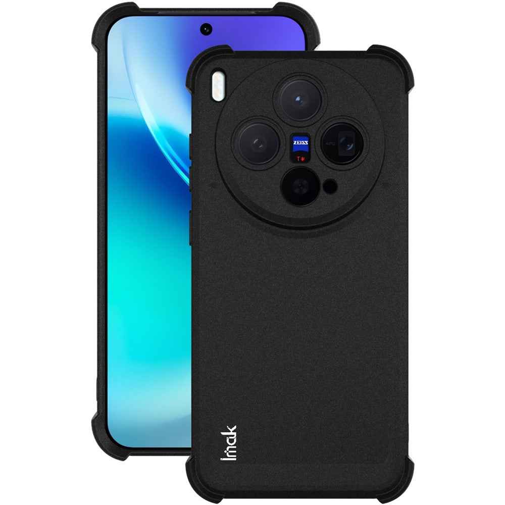 IMAK For vivo X300 5G Case TPU Phone Cover Airbag Shockproof Protection - Matte Black
