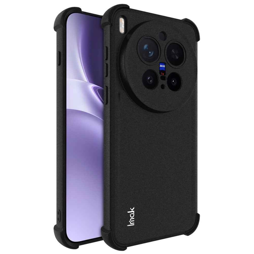 IMAK For vivo X300 Pro 5G Case TPU Phone Cover Airbag Shockproof Protection - Matte Black