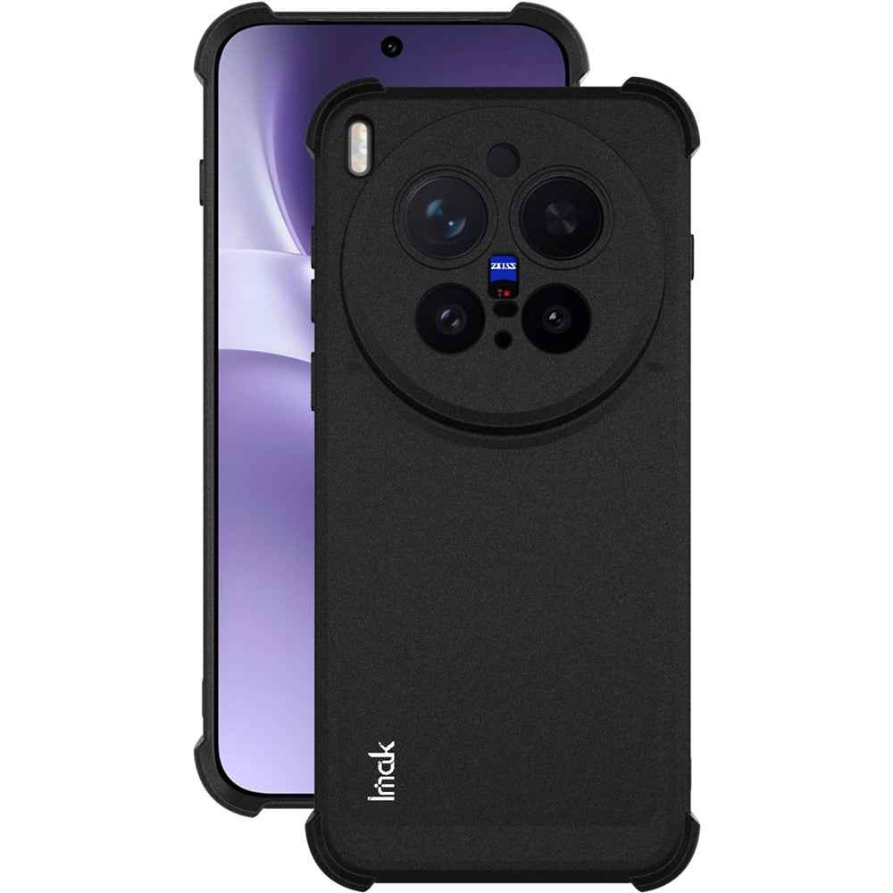 IMAK For vivo X300 Pro 5G Case TPU Phone Cover Airbag Shockproof Protection - Matte Black