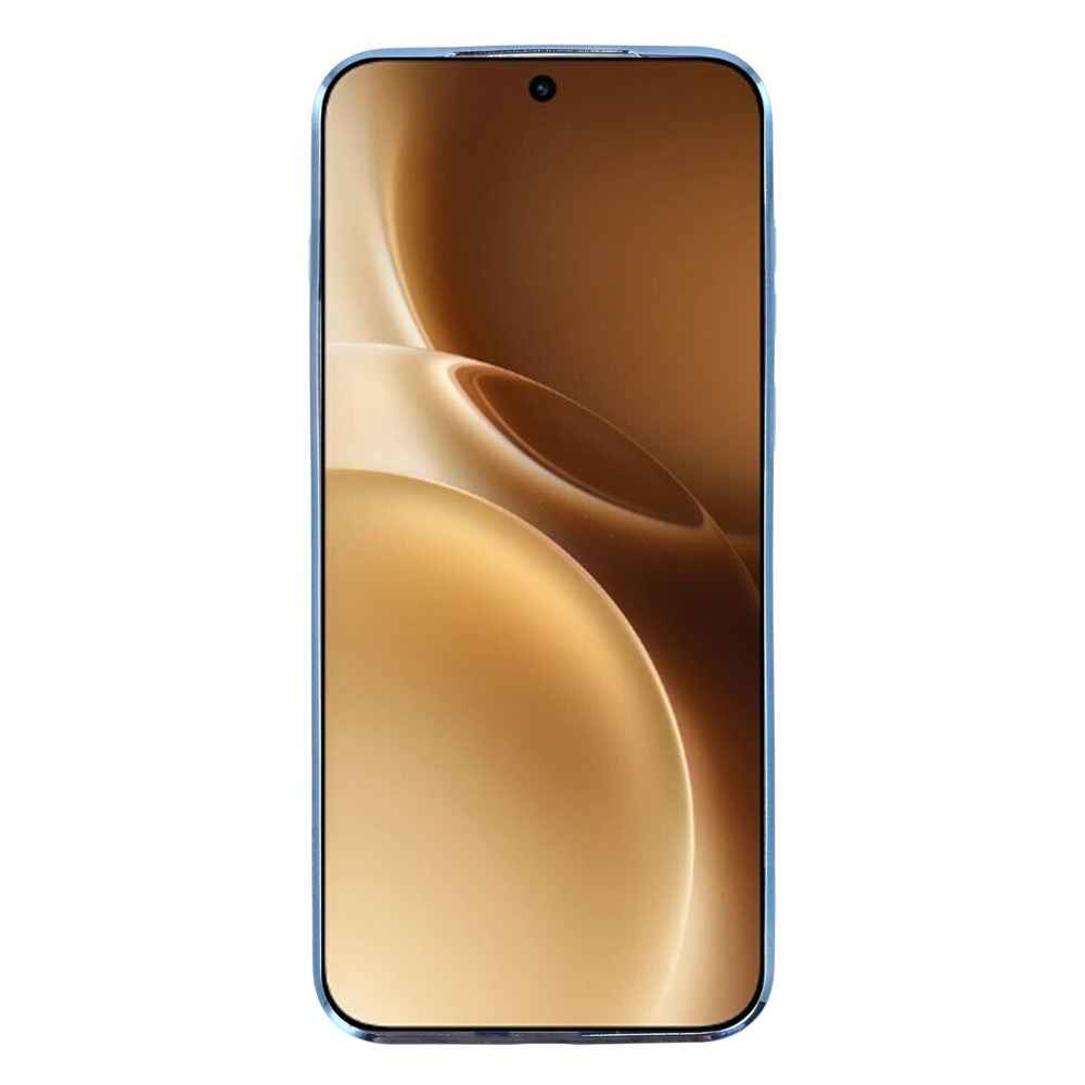 KADEM For vivo X300 Pro 5G Case Flower Pattern TPU Gradient Phone Cover with Lanyards - Blue