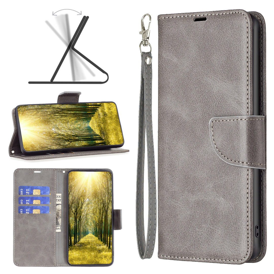 For Xiaomi Redmi Note 15 Pro 5G (Global) Case Shockproof PU Leather Cover with Wallet Card Slots - Grey
