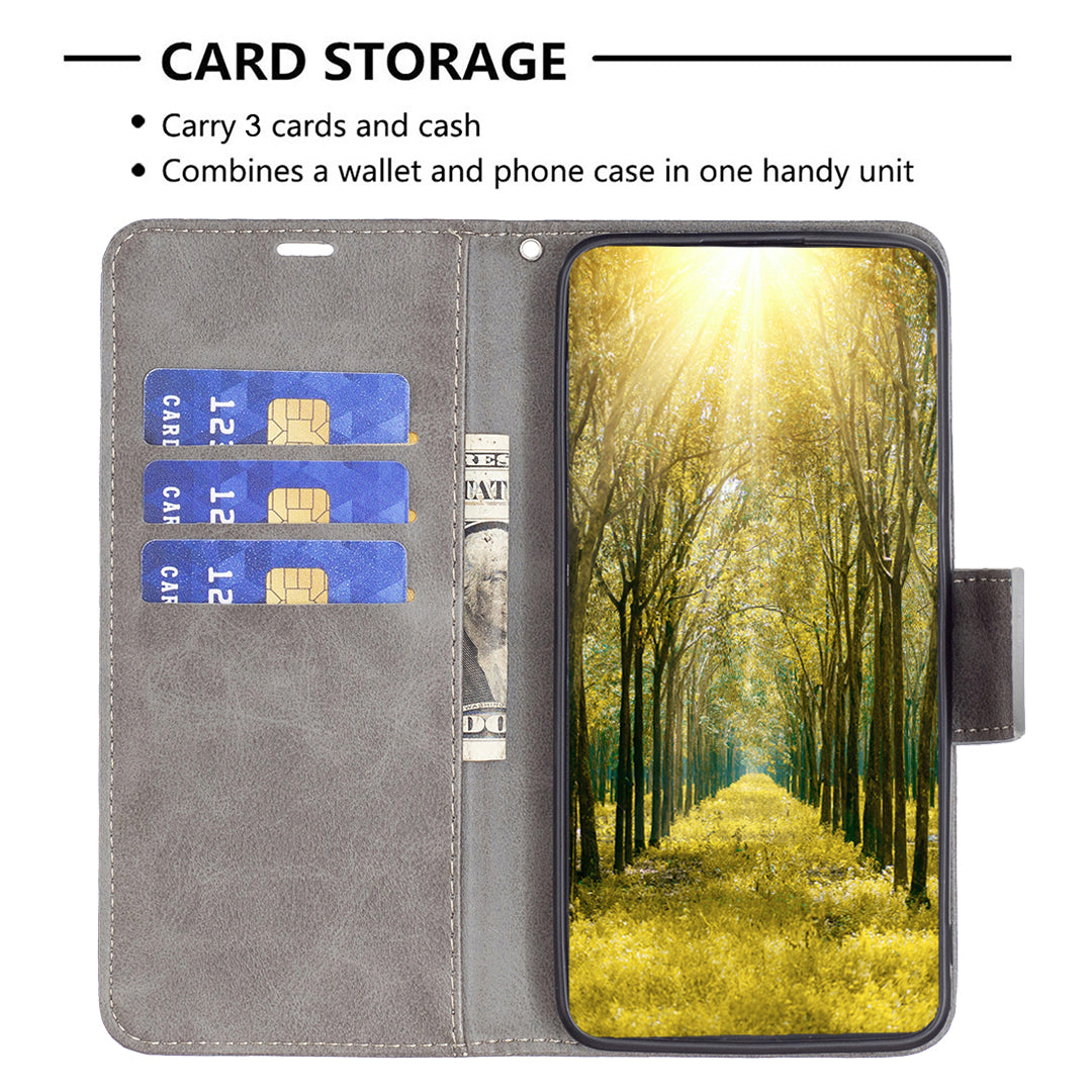 For Xiaomi Redmi Note 15 Pro 5G (Global) Case Shockproof PU Leather Cover with Wallet Card Slots - Grey