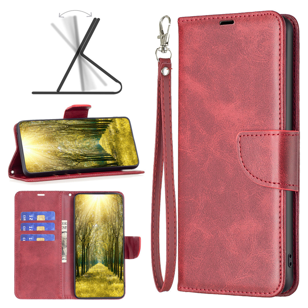 For Xiaomi Redmi Note 15 Pro 5G (Global) Case Shockproof PU Leather Cover with Wallet Card Slots - Red