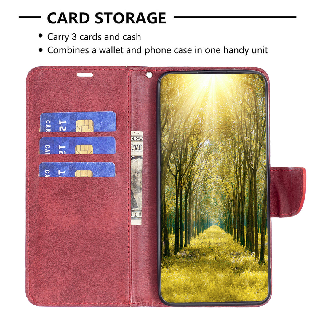 For Xiaomi Redmi Note 15 Pro 5G (Global) Case Shockproof PU Leather Cover with Wallet Card Slots - Red