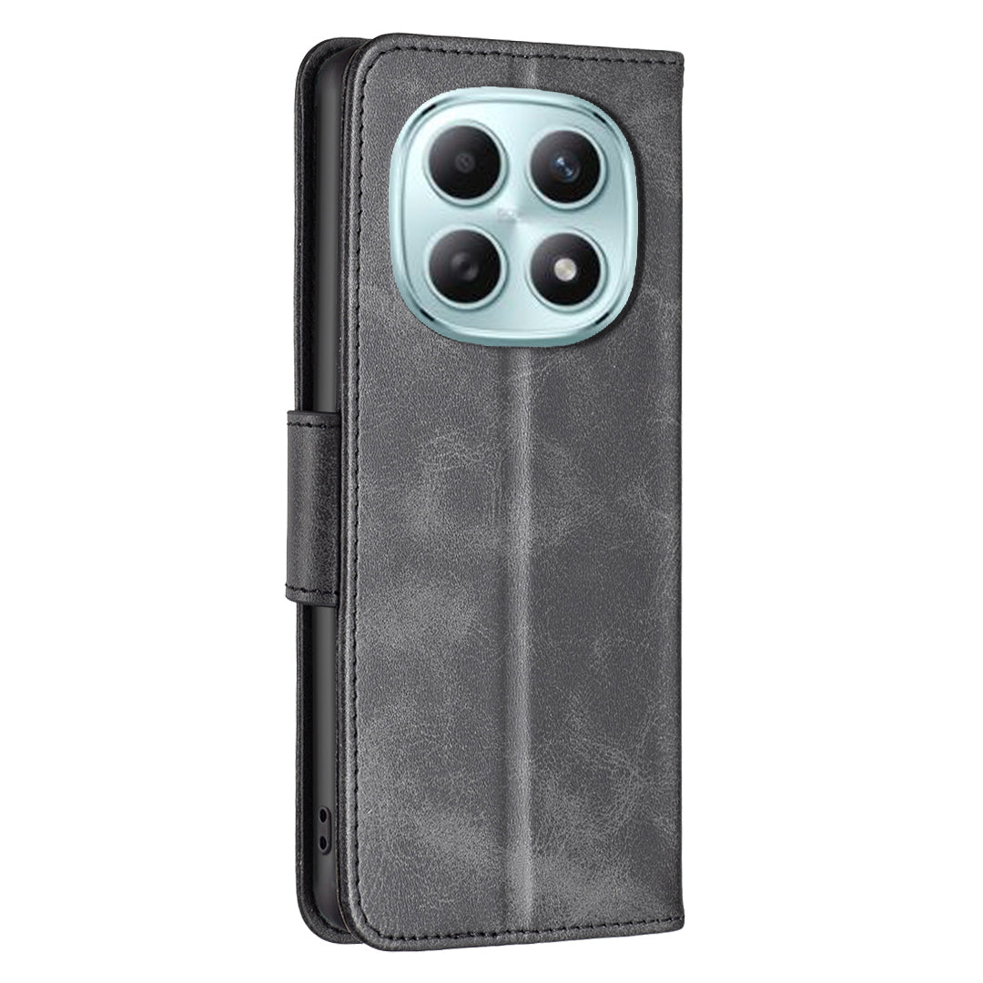 For Xiaomi Redmi Note 15 Pro 5G (Global) Case Shockproof PU Leather Cover with Wallet Card Slots - Black