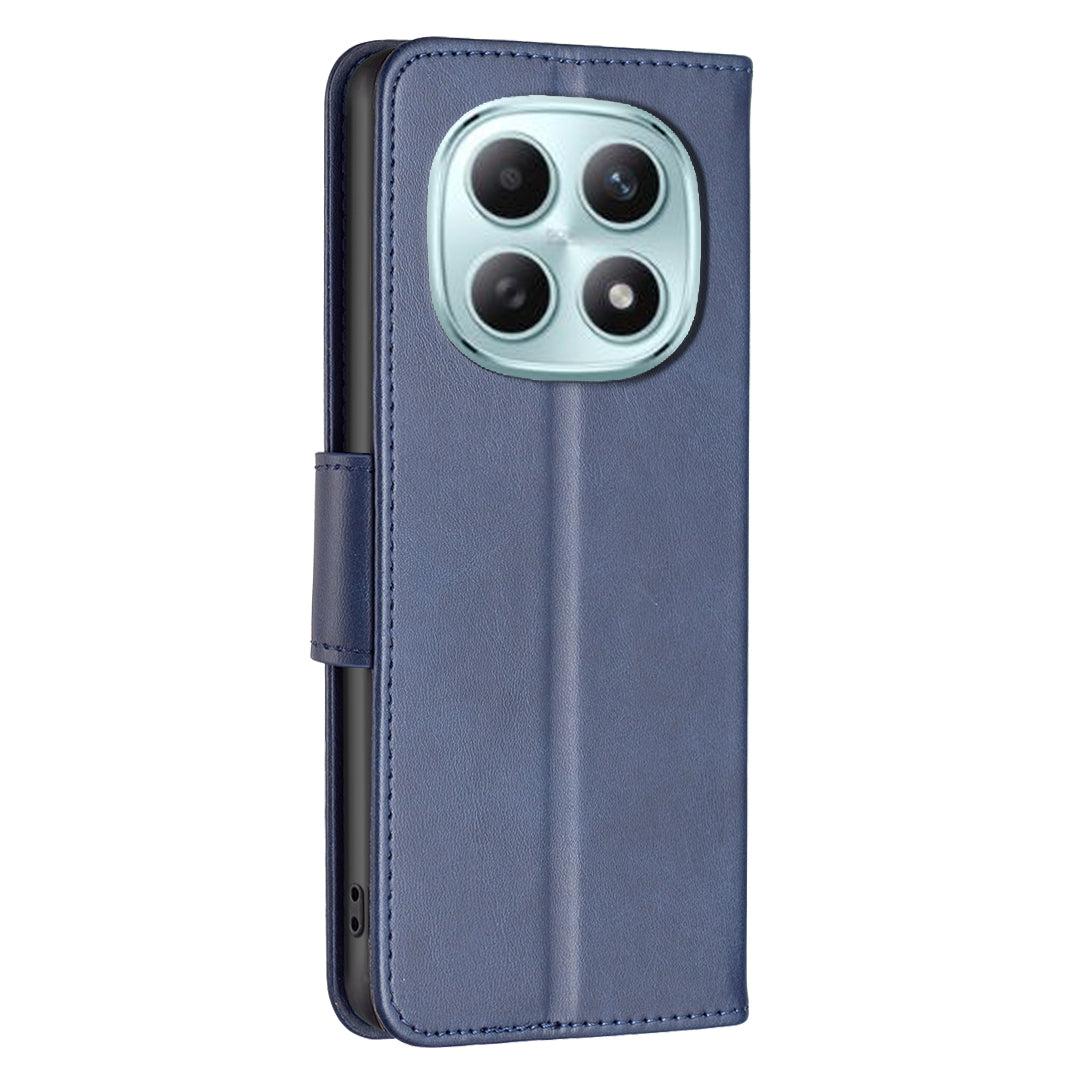 For Xiaomi Redmi Note 15 Pro 5G (Global) Case Shockproof PU Leather Cover with Wallet Card Slots - Blue