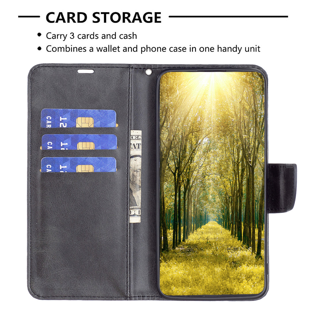 For Xiaomi Poco M8 Pro 5G / Redmi Note 15 Pro+ 5G (Global) Case Shockproof PU Leather Cover with Wallet Card Slots - Black
