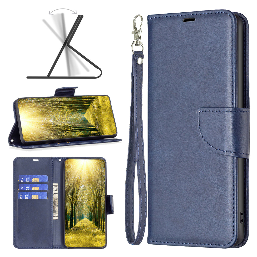 For Xiaomi Poco M8 Pro 5G / Redmi Note 15 Pro+ 5G (Global) Case Shockproof PU Leather Cover with Wallet Card Slots - Blue