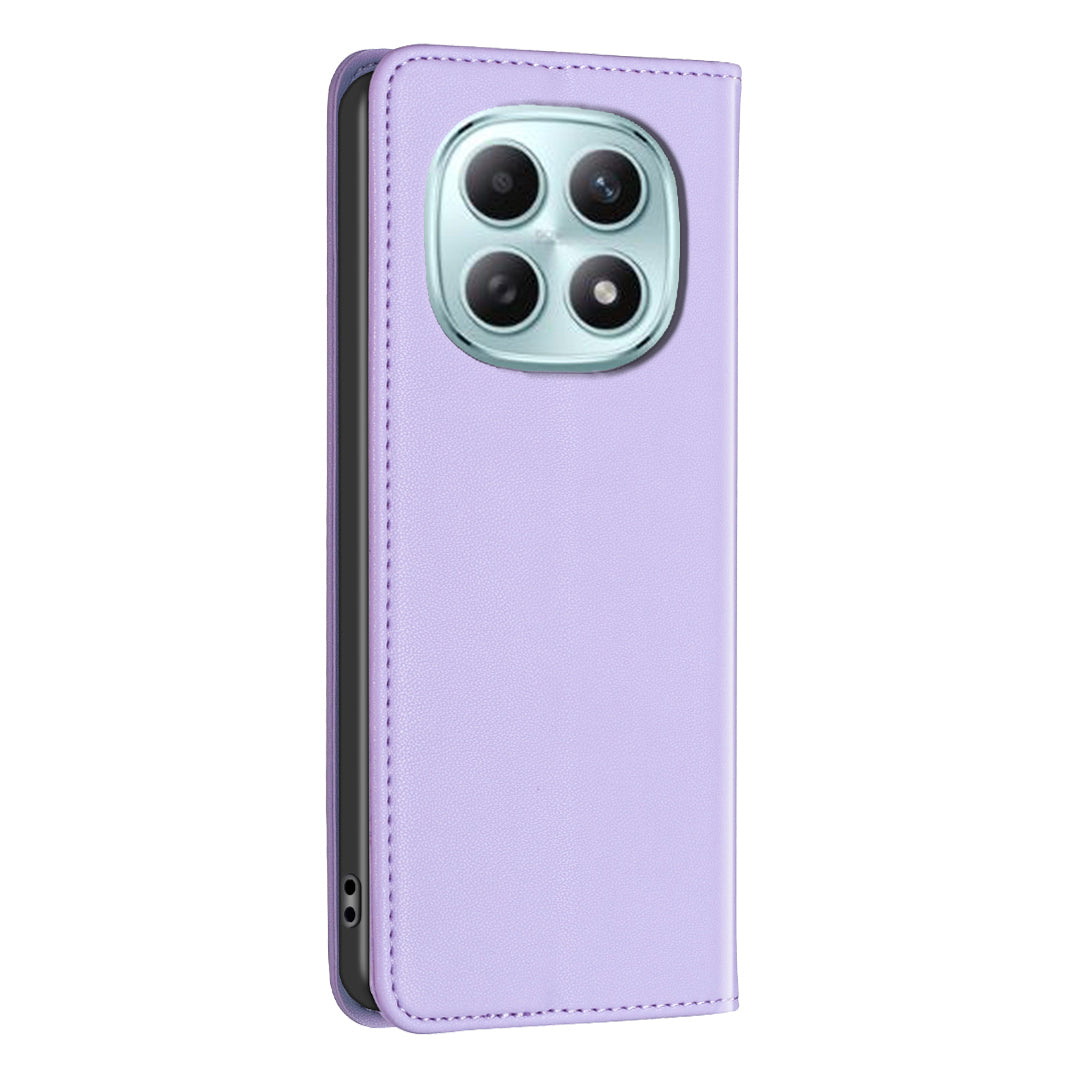 For Xiaomi Redmi Note 15 Pro 5G (Global) Leather Case BINFEN COLOR BF18 Phone Stand Cover with Card Slots - Purple