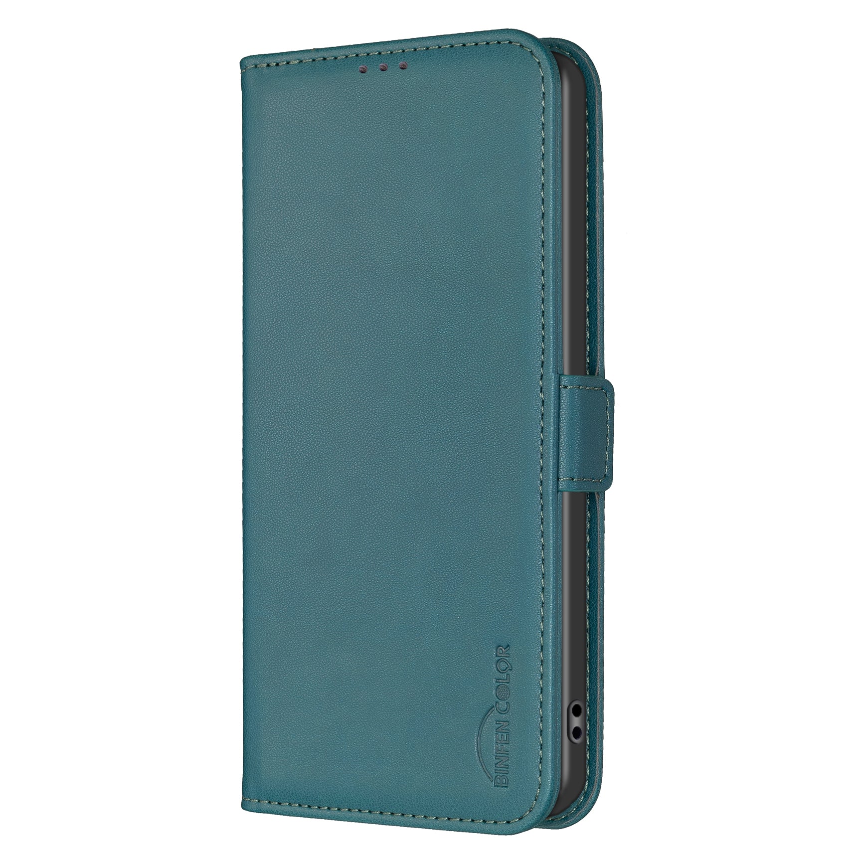 For Xiaomi Poco M8 Pro 5G / Redmi Note 15 Pro+ 5G (Global) Case BINFEN COLOR BF31  PU Leather Flip Folio Phone Wallet Cover - Green