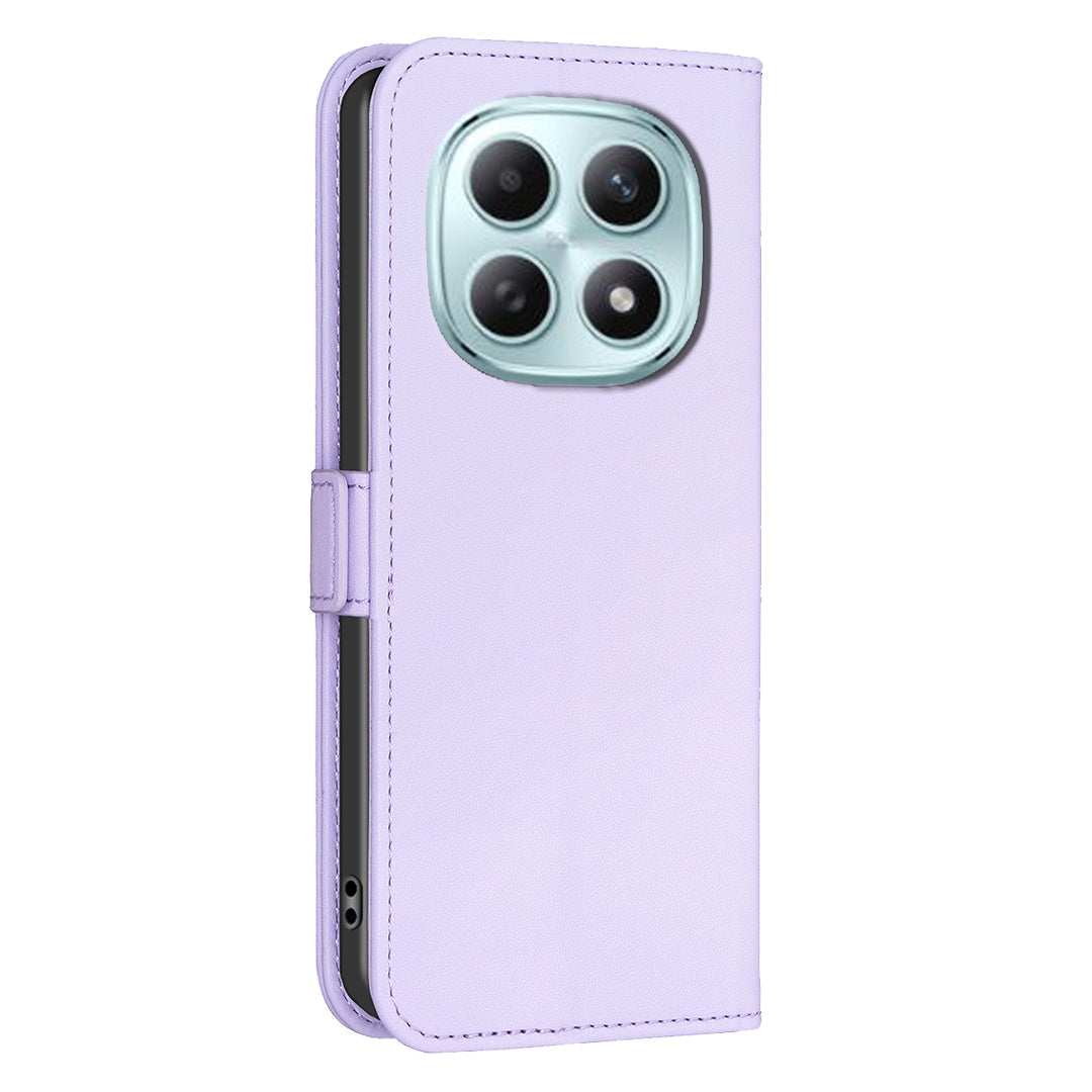 For Xiaomi Poco M8 Pro 5G / Redmi Note 15 Pro+ 5G (Global) Case BINFEN COLOR BF31  PU Leather Flip Folio Phone Wallet Cover - Purple