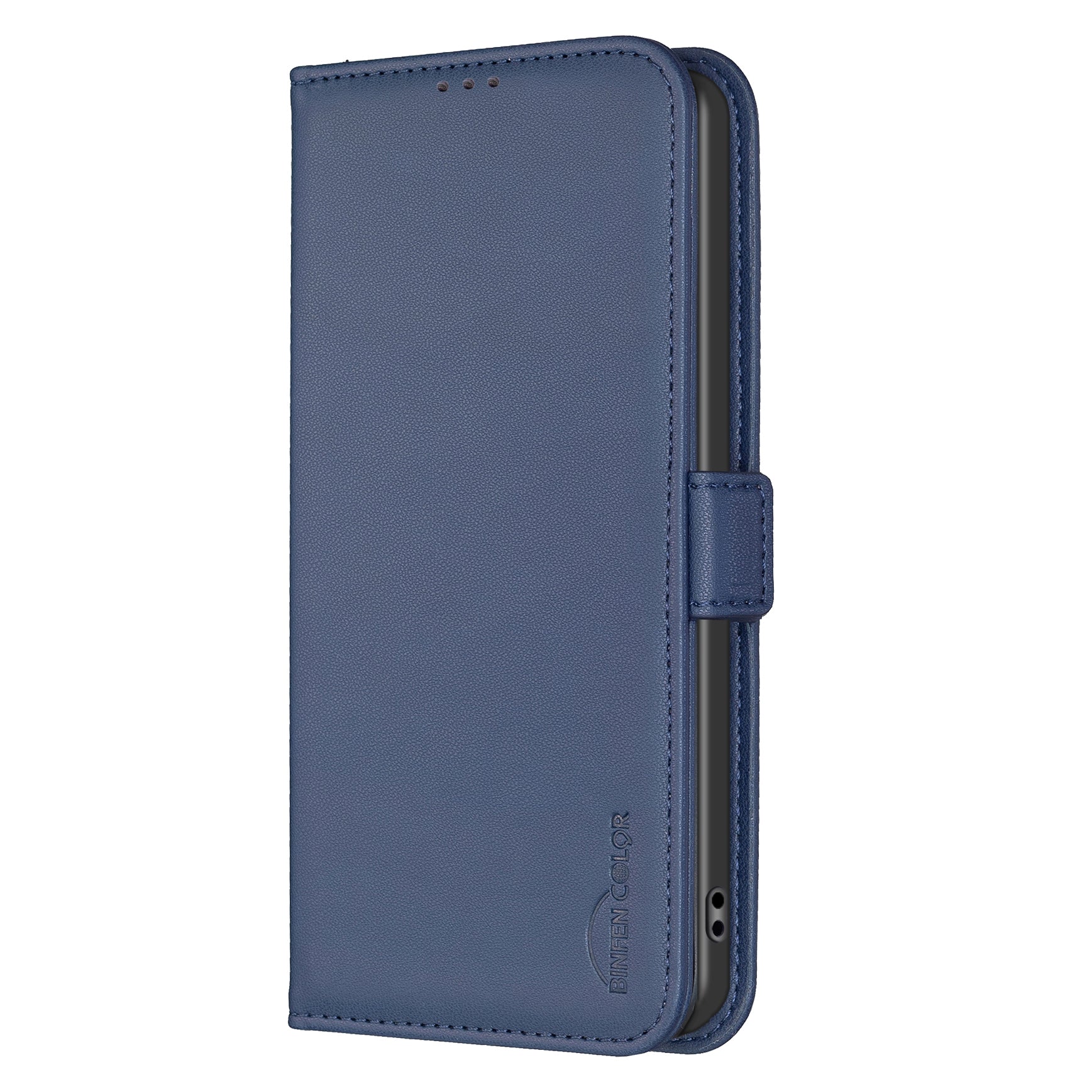 For Xiaomi Poco M8 Pro 5G / Redmi Note 15 Pro+ 5G (Global) Case BINFEN COLOR BF31  PU Leather Flip Folio Phone Wallet Cover - Blue