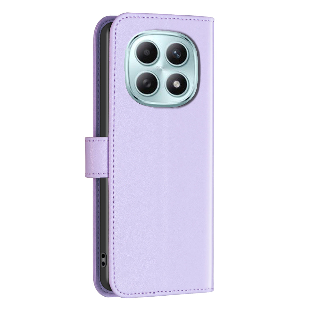 For Xiaomi Poco M8 Pro 5G / Redmi Note 15 Pro+ 5G (Global) Phone Case BINFEN COLOR BF17 Wallet Folio Flip Leather Cover - Purple