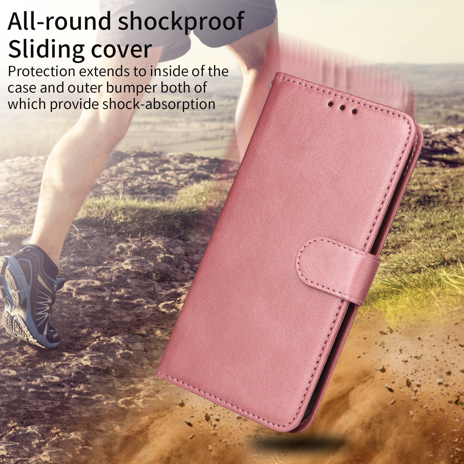 For vivo X300 5G Case Wallet PU Leather Folio Flip Phone Cover - Pink