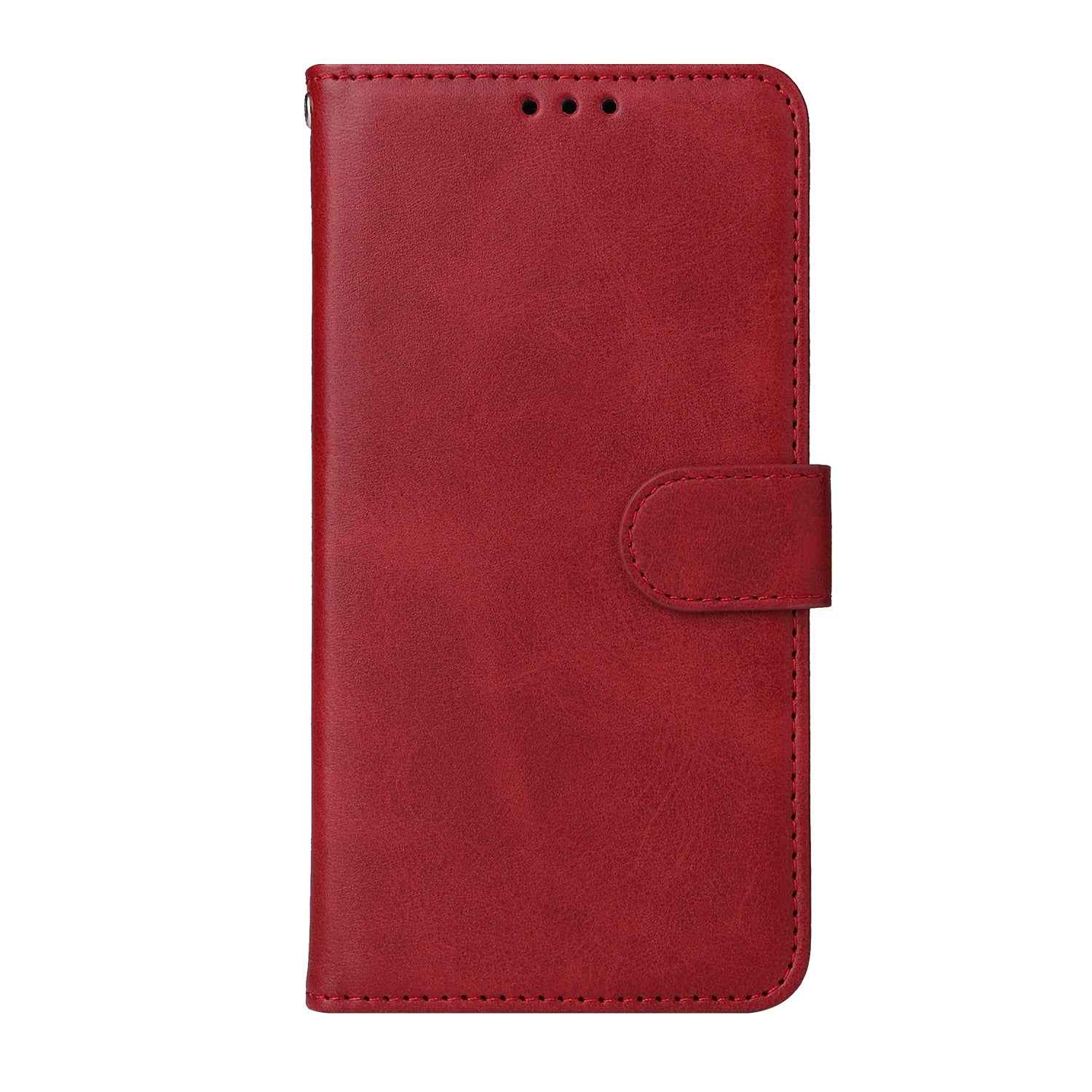 For vivo X300 5G Case Wallet PU Leather Folio Flip Phone Cover - Red