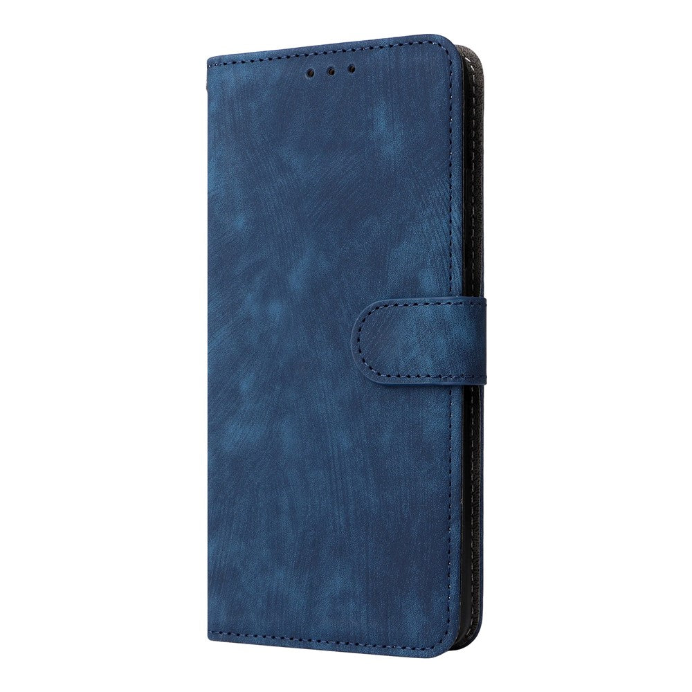 For Motorola Edge 70 5G Case Wallet RFID Blocking PU Leather Phone Cover Stand with Strap - Blue